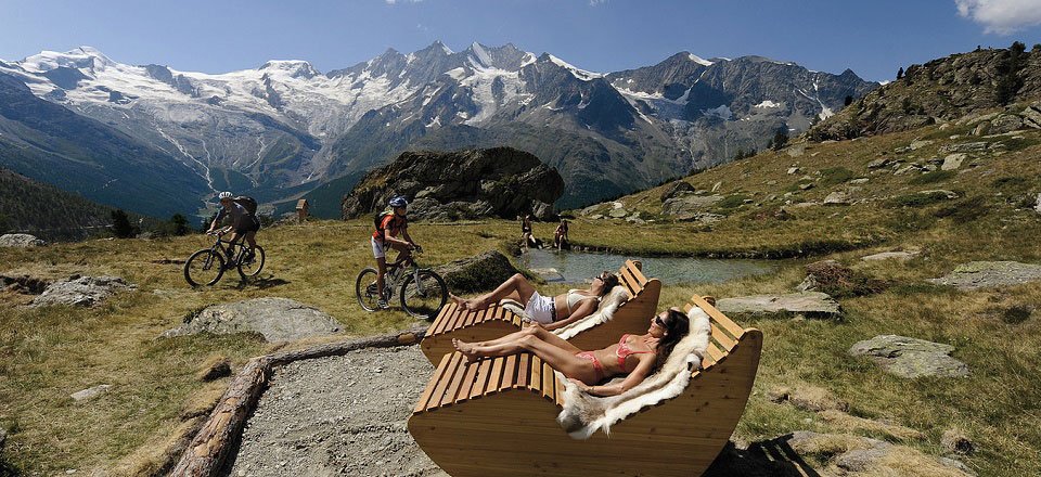 wandelen wellnes genuss weg saas fee