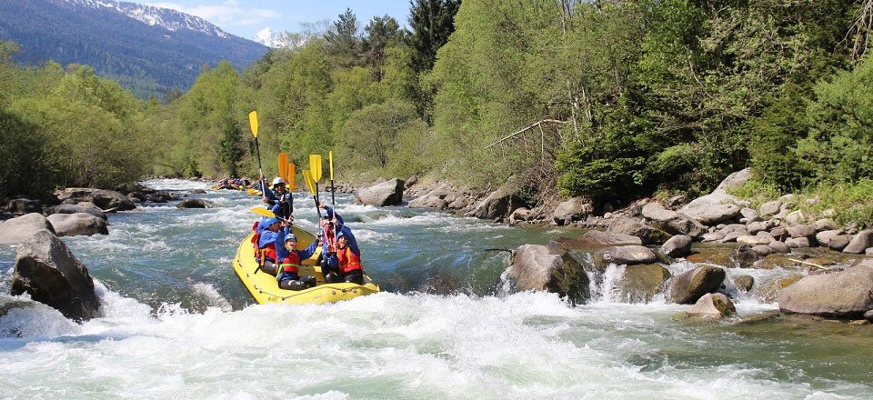 raften val di sole trentino zuid tirol italie