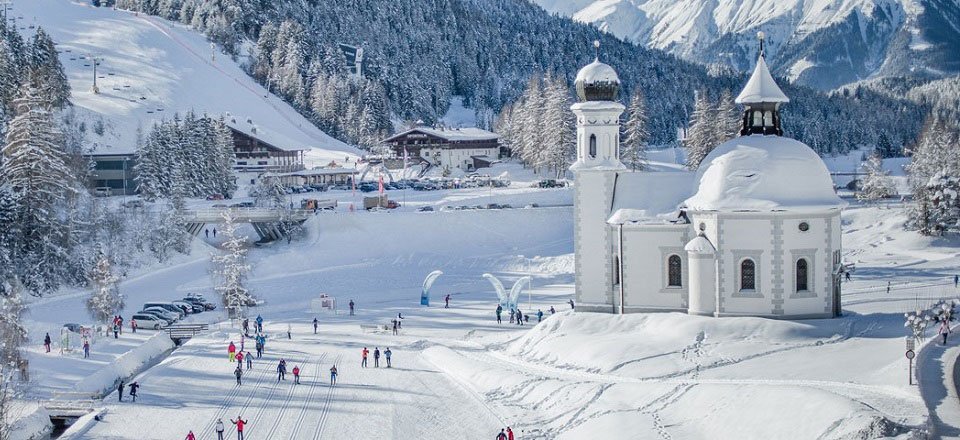 seefeld in tirol vakantie oostenrijk langlaufen beim seekirchl