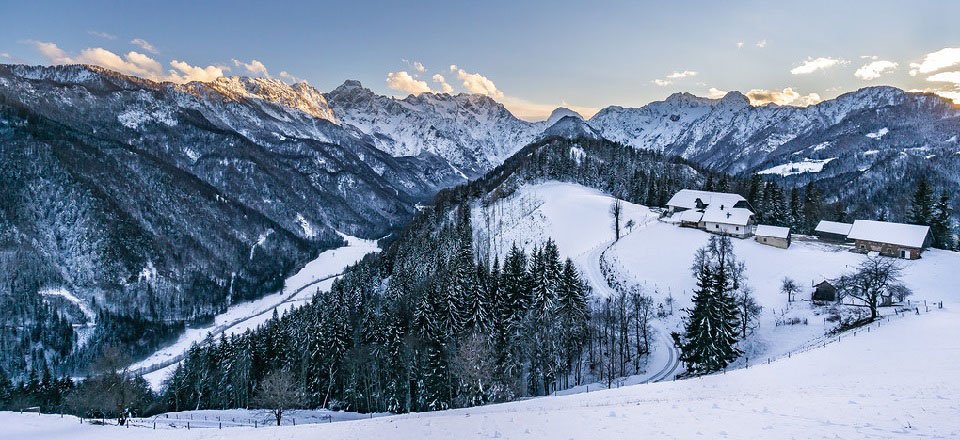 logarska dolina vakantie slovenië julische alpen wintersport