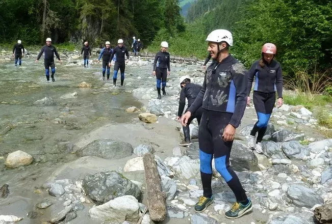 canyoning bovec slovenie